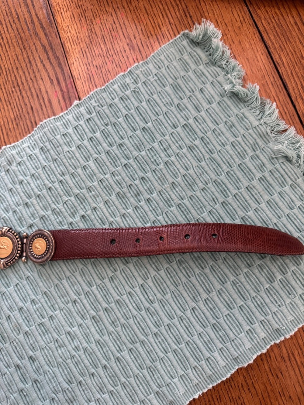 Vintage Rare Brighton Museum Collection Leather Belt With Roman Coins Size M - Picture 9 of 9